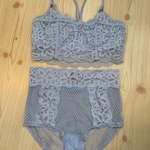 Aerie Vintage Highwaisted Boybrief Bralette Set